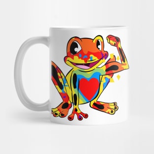 Happy Strong Frog Mug